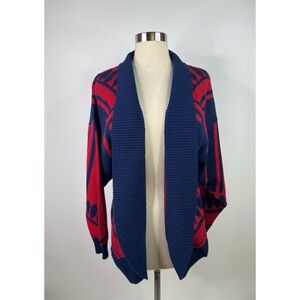 Clichy Vintage Ribbed Open Front Cardigan